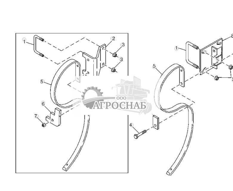 УЗЕЛ ПЕРЕОБОРУДОВАНИЯ S-ОБРАЗНЫХ ЗУБЬЕВ ДЛЯ ТРУБЫ 5 И 6 ДЮЙМОВ - ST537998 184.jpg